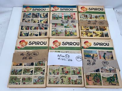 SPIROU 
-	BD hebdomadaire (1947 à 1952) (manque...