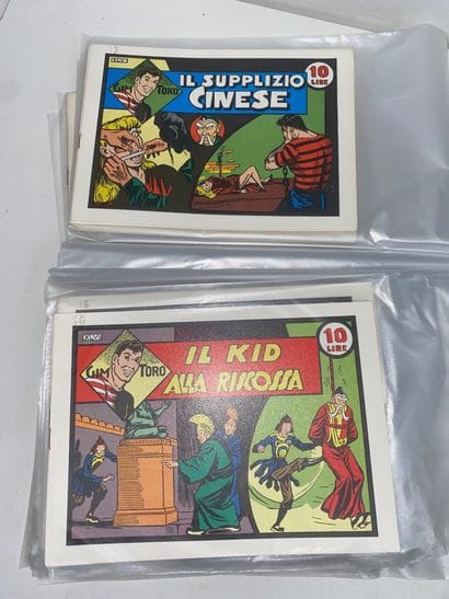 Important lot de BD italiennes :
Vita di...