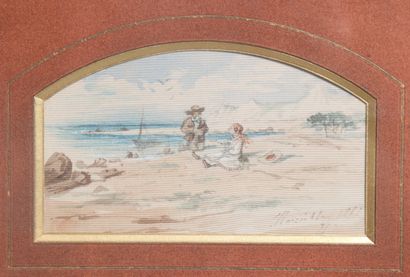 Ecole du XIXème s.
Le puit - Plage animée
Deux...