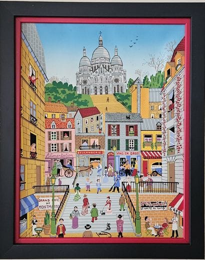 Ecole conteporaine
Montmartre
Acrylique sur...