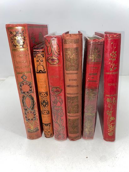 Lot de 14 livres de Prix, cartonnages d’éditeurs...