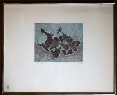GIRAUD
Eros
Engraving signed in the lower...