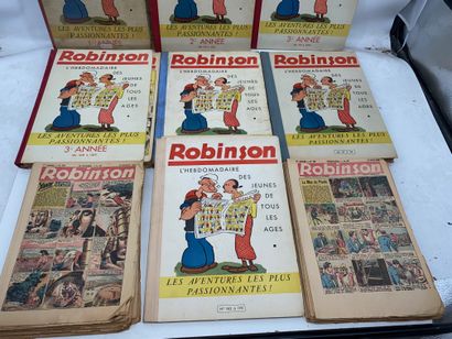 Ensemble comprenant 7 albums de Robinson...