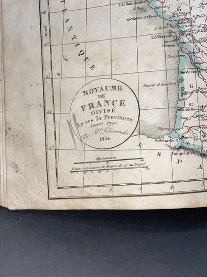 Félix DELAMARCHE 
Atlas de la géographie...