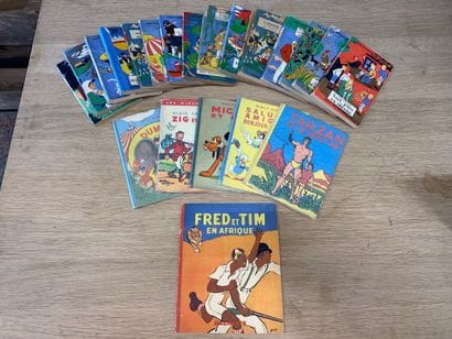Important lot de BD et livres d’enfants,...