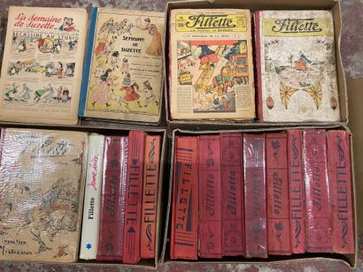 FILLETTE 
Lot comprenant 15 albums et de...