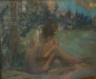 Gaston DARBOUR (1869- ?)
Crépuscule
Pastel...