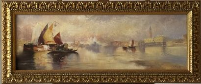 Ecole contemporaine
Venise
Huile sur toile...