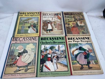 BECASSINE 
Ensemble de 16 albums.
(Quelques...
