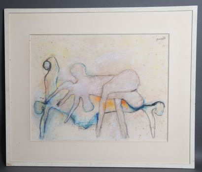 Lucien GUINOTTE (1925–1989)
Body
Oil pastel...