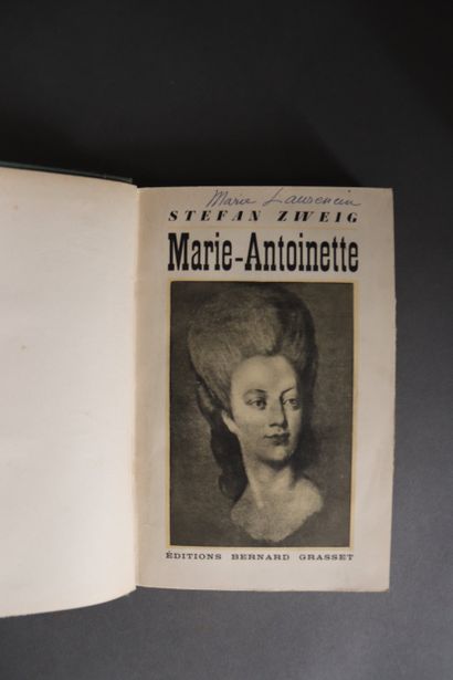 Six volumes that belonged to Marie LAURENCIN,...