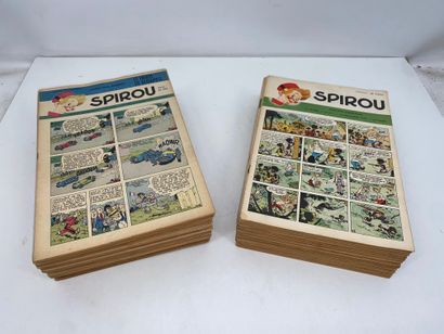 SPIROU 
-	BD hebdomadaire (1947 à 1952) (manque...
