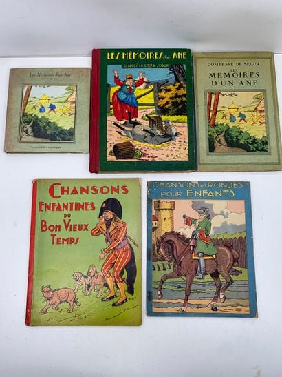 LE RALLIC 
Set of 11 illustrated children's...