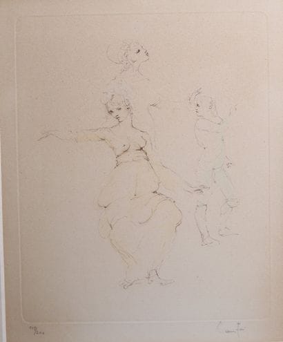 Léonor FINI (1908–1996)
Three Women
Etching,...