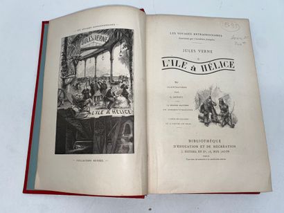Jules VERNE 
The Propeller Island
Large illustrated...