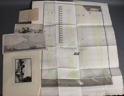 Set of mismatched engravings