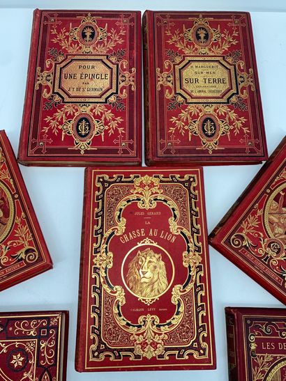 Lot de 7 livres de Prix, cartonnages d’éditeurs...