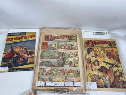 ADVENTURES 
Set of comic books, including:...
