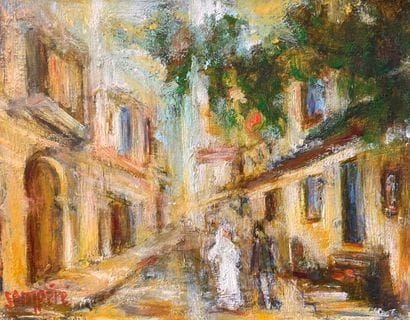 Flavien SEMPERE (1936-) 
Couple dans une...