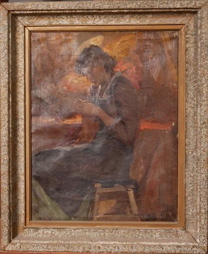 Richard DURANDO TOGO (1910- ?)
Jeune femme...