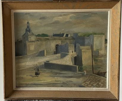 TOUTBLANC-RAVAILEAU
La ville close de Concarneau
Huile...