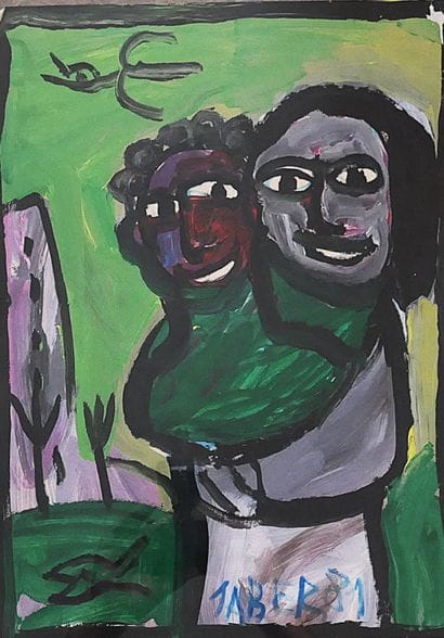 AL Maajoub JABER (1938-2021)
Couple
Gouaches...