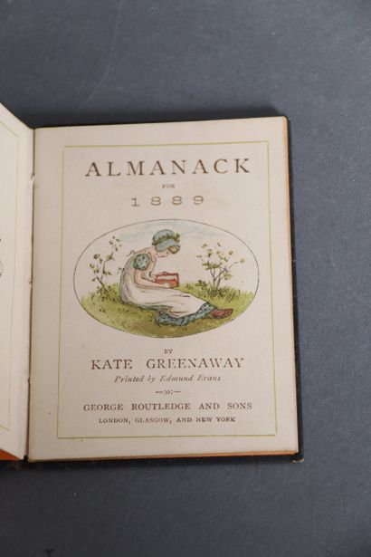 Kate GREENAWAY 
Almanack for 1889
London...