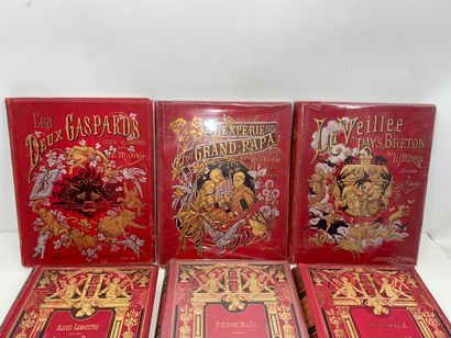 Set of 9 award-winning books, hardcover editions...
