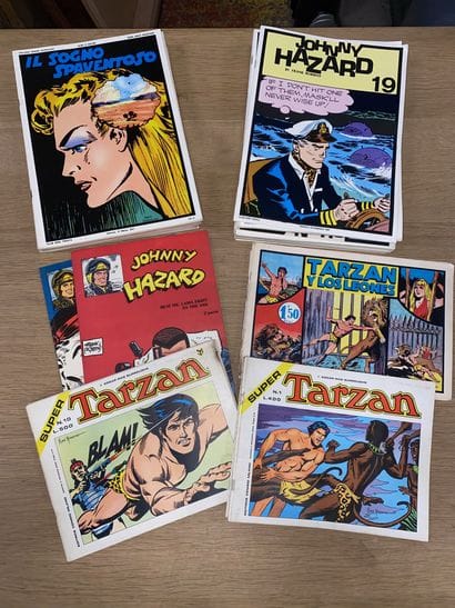 Important lot de plus de 300 BD (italien),...