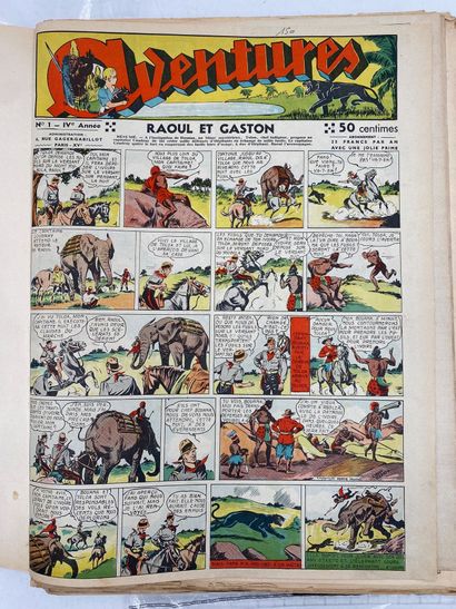 ADVENTURES 
Set of comic books, including:...