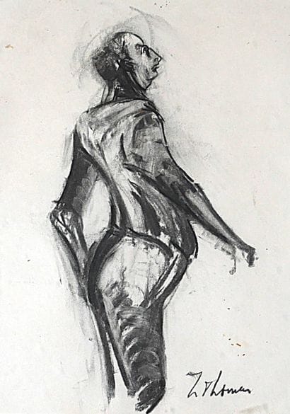 Isabelle THOMAS (XXme s.)
Homme debout de...