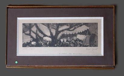 Michel GUYOT (20th century)
The Tents
Etching...