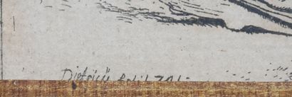Set of two engravings:
- After Rembrandt...