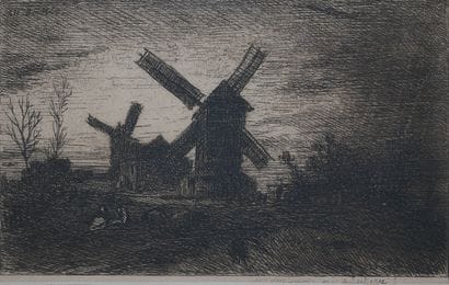 Charles Emile JACQUE (1813–1894)
The Mills...