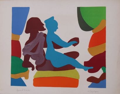 Charles LAPICQUES (1898–1988)
Couple
Lithograph...