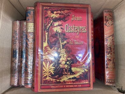 Lot de 7 cartons contenant environ 110 livres...