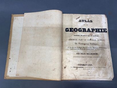 Félix DELAMARCHE 
Atlas de la géographie...