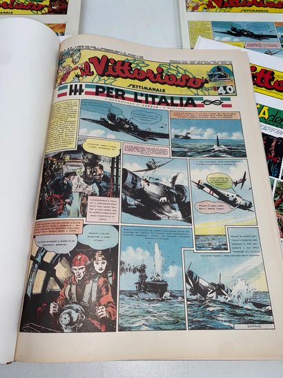 IL VITTORIOSO 
Set of 7 *Il Vittorioso* comic...