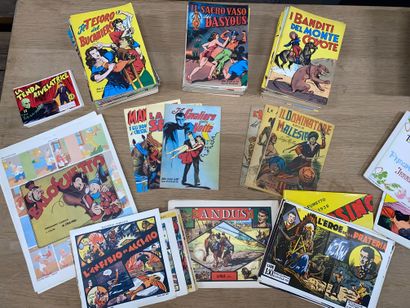 Lot de BD italiennes diverses.
Principalement...