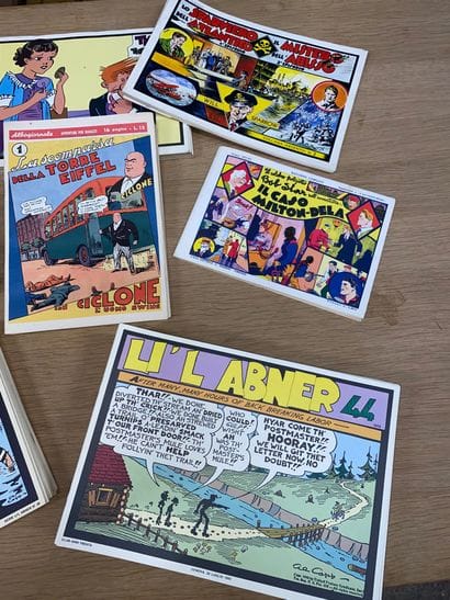 Lot de BD italiennes, comprenant : 
-	L’Il...