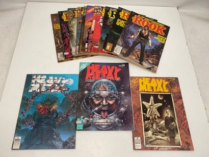 Lot de BD, comprenant : 
-	Rook, 11 numéros,...