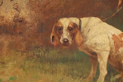 Charles André REYNE (1873-1917)
Deux chiens...