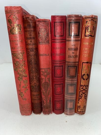 Lot de 14 livres de Prix, cartonnages d’éditeurs...