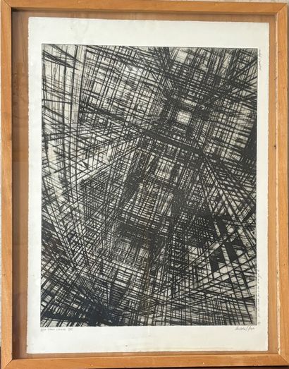 Contemporary Art
Curved Space
Etching, titled,...