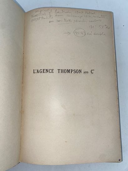 Jules, VERNE 
L’Agence Thompson and Co
Grand...