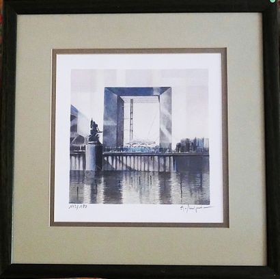 Alfério MAUGERI (1933-)
The Ark of La Défense
Lithograph,...