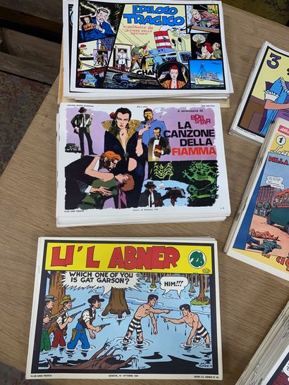 Lot de BD italiennes, comprenant : 
-	L’Il...