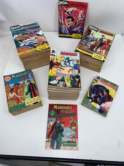 MANDRAKE 
Important lot d’environ 215 albums.
Années...