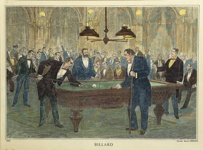 Two prints on the theme of billiards
22 x...