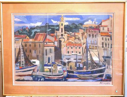 François DESNOYER (1894–1972)
The Harbor
Lithograph...